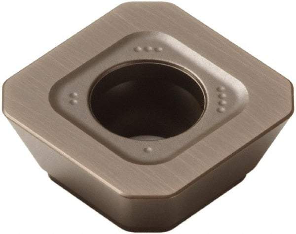 Seco - SEEX1204 MD18 Grade T350M Carbide Milling Insert - TiCN/Al2O3 Finish, 0.187" Thick, 1/2" Inscribed Circle - Industrial Tool & Supply