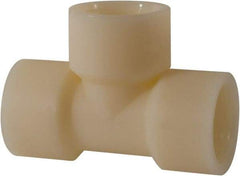 Green Leaf - 1" Nylon Plastic Pipe Tee - FIPT x FIPT x FIPT End Connections - Industrial Tool & Supply