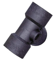 Green Leaf - 3/4 x 1/8" Polypropylene Plastic Pipe Tee - FIPT x FIPT x FIPT x FIPT End Connections - Industrial Tool & Supply