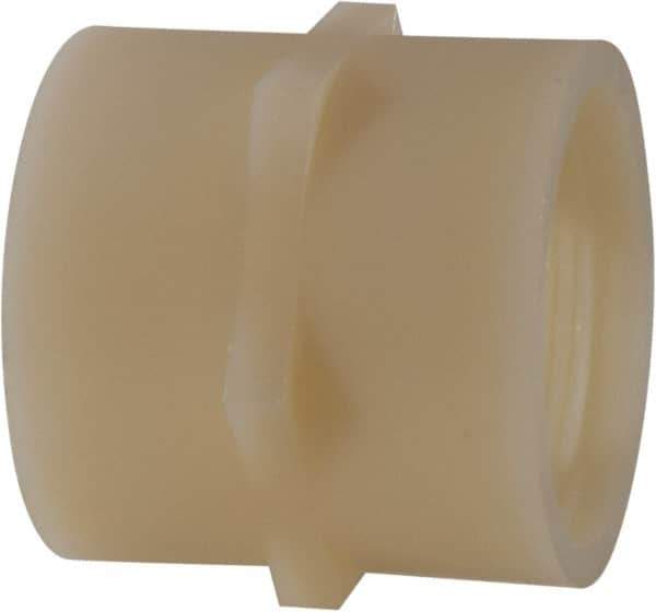 Green Leaf - 1-1/2" Nylon Plastic Pipe Coupling - FIPT x FIPT End Connections - Industrial Tool & Supply