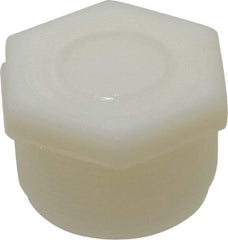 Green Leaf - 1-1/2" Nylon Plastic Pipe Plug - MIPT End Connections - Industrial Tool & Supply