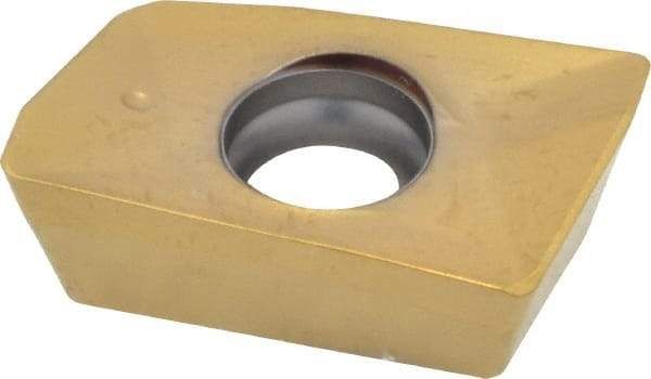 Seco - XOMX180608 MD15 Grade F40M Carbide Milling Insert - TiAlN/TiN Finish, 1/4" Thick, 0.031" Corner Radius - Industrial Tool & Supply