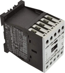 Eaton Cutler-Hammer - 3 Pole, 24 Coil VAC, 20 Amp, Nonreversible Open Enclosure IEC Contactor - 1 Phase hp: 0.25 at 115 V, 0.75 at 200 V, 1 at 230 V, 3 Phase hp: 1.5 at 200 V, 2 at 230 V, 3 at 460 V, 5 at 575 V, 7 Amp Inductive Load Rating Listed - Industrial Tool & Supply