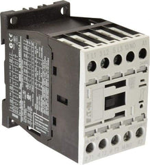 Eaton Cutler-Hammer - 3 Pole, 24 to 27 Coil VDC, 20 Amp, Nonreversible Open Enclosure IEC Contactor - 1 Phase hp: 0.5 at 115 V, 1 at 200 V, 1.5 at 230 V, 3 Phase hp: 3 at 200 V, 3 at 230 V, 5 at 460 V, 7.5 at 575 V, 9 Amp Inductive Load Rating Listed - Industrial Tool & Supply