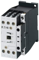 Eaton Cutler-Hammer - 3 Pole, 24 Coil VAC, 18 Amp, Nonreversible Open Enclosure IEC Contactor - 1 Phase hp: 2 at 115 V, 2 at 200 V, 3 at 230 V, 3 Phase hp: 10 at 460 V, 15 at 575 V, 5 at 200 V, 5 at 230 V, 18 Amp Inductive Load Rating Listed - Industrial Tool & Supply