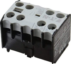 Eaton Cutler-Hammer - 6 to 9 Amp, Contactor Front Mount Auxiliary Contact - For Use with Miniature Contactor and XTRM Miniature Control Relay - Industrial Tool & Supply