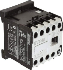 Eaton Cutler-Hammer - 3 Pole, 208 Coil VAC at 60 Hz, Nonreversible Open Enclosure IEC Contactor - 1 Phase hp: 0.5 at 115 V, 1 at 200 V, 1.5 at 230 V, 3 Phase hp: 2 at 200 V, 3 at 230 V, 5 at 460 V, 5 at 575 V, 8.80 Amp Inductive Load Rating Listed - Industrial Tool & Supply