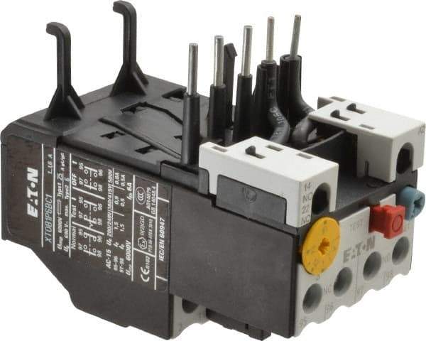 Eaton Cutler-Hammer - 1 to 1.6 Amp, 690 VAC, Thermal IEC Overload Relay - Trip Class 10, For Use with 7-15 A Contactors - Industrial Tool & Supply