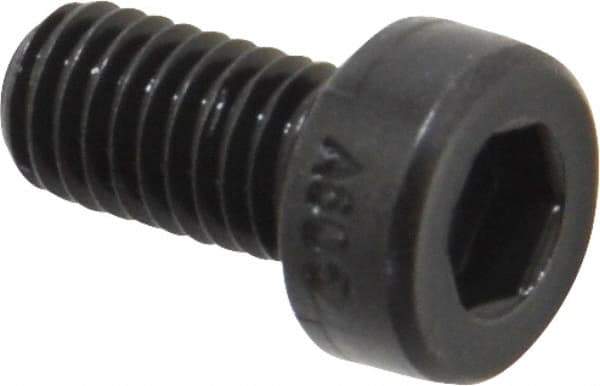 Holo-Krome - M5x0.80 Metric Coarse Hex Socket Drive, Low Socket Cap Screw - Grade 10.9 Alloy Steel, Black Oxide Finish, Fully Threaded, 10mm Length Under Head - Industrial Tool & Supply