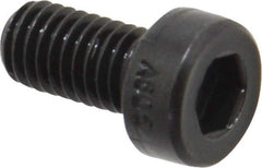 Holo-Krome - M5x0.80 Metric Coarse Hex Socket Drive, Low Socket Cap Screw - Grade 10.9 Alloy Steel, Black Oxide Finish, Fully Threaded, 10mm Length Under Head - Industrial Tool & Supply