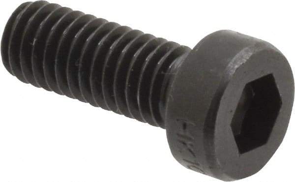 Holo-Krome - M6x1.00 Metric Coarse Hex Socket Drive, Low Socket Cap Screw - Grade 10.9 Alloy Steel, Black Oxide Finish, Fully Threaded, 16mm Length Under Head - Industrial Tool & Supply