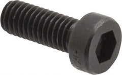 Holo-Krome - M6x1.00 Metric Coarse Hex Socket Drive, Low Socket Cap Screw - Grade 10.9 Alloy Steel, Black Oxide Finish, Fully Threaded, 16mm Length Under Head - Industrial Tool & Supply