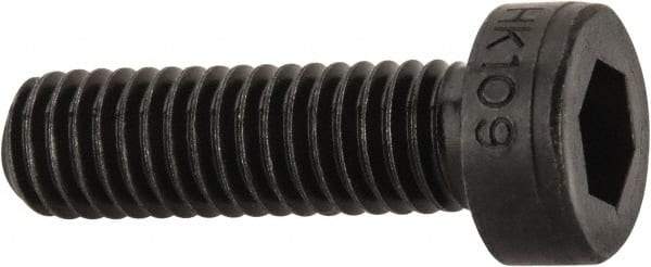 Holo-Krome - M6x1.00 Metric Coarse Hex Socket Drive, Low Socket Cap Screw - Grade 10.9 Alloy Steel, Black Oxide Finish, Fully Threaded, 20mm Length Under Head - Industrial Tool & Supply