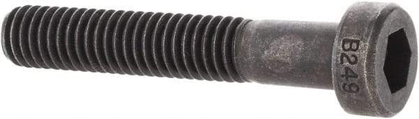 Holo-Krome - M6x1.00 Metric Coarse Hex Socket Drive, Low Socket Cap Screw - Grade 10.9 Alloy Steel, Black Oxide Finish, Partially Threaded, 35mm Length Under Head - Industrial Tool & Supply
