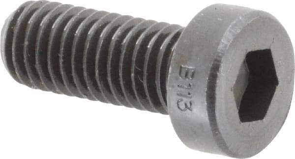 Holo-Krome - M8x1.25 Metric Coarse Hex Socket Drive, Low Socket Cap Screw - Grade 10.9 Alloy Steel, Black Oxide Finish, Fully Threaded, 20mm Length Under Head - Industrial Tool & Supply