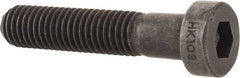 Holo-Krome - M8x1.25 Metric Coarse Hex Socket Drive, Low Socket Cap Screw - Grade 10.9 Alloy Steel, Black Oxide Finish, Partially Threaded, 40mm Length Under Head - Industrial Tool & Supply