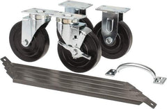 Quantum Storage - Small Parts Mobile Kit for Double Sided Rail Units - 14" Deep x 6" Wide x 4" High - Industrial Tool & Supply