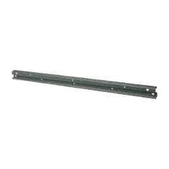 Quantum Storage - Small Parts Steel Rail - 1/4" Deep x 48" Wide x 3" High - Industrial Tool & Supply