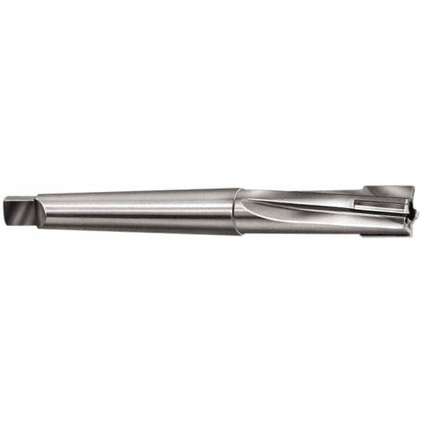 Made in USA - 1/2" Diam, 3 Flutes, Morse Taper Shank, Interchangeable Pilot Counterbore - Industrial Tool & Supply