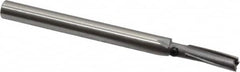 Made in USA - 3/16" Diam, 15/64" Shank, Diam, 3 Flutes, Straight Shank, Interchangeable Pilot Counterbore - Industrial Tool & Supply