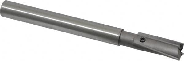 Made in USA - 13/32" Diam, 3/8" Shank, Diam, 3 Flutes, Straight Shank, Interchangeable Pilot Counterbore - Industrial Tool & Supply