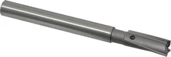 Made in USA - 13/32" Diam, 3/8" Shank, Diam, 3 Flutes, Straight Shank, Interchangeable Pilot Counterbore - Industrial Tool & Supply