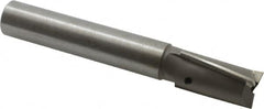 Made in USA - 27/32" Diam, 3/4" Shank, Diam, 3 Flutes, Straight Shank, Interchangeable Pilot Counterbore - Industrial Tool & Supply