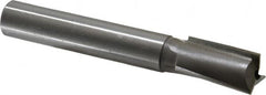 Made in USA - 7/8" Diam, 3/4" Shank, Diam, 3 Flutes, Straight Shank, Interchangeable Pilot Counterbore - Industrial Tool & Supply