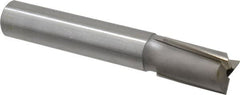 Made in USA - 1-1/8" Diam, 1" Shank, Diam, 3 Flutes, Straight Shank, Interchangeable Pilot Counterbore - Industrial Tool & Supply