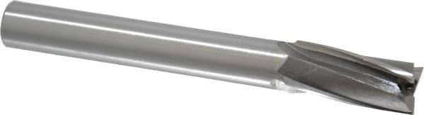 Value Collection - 9/16" Diam, 1/2" Shank, Diam, 3 Flutes, Straight Shank, Interchangeable Pilot Counterbore - Industrial Tool & Supply