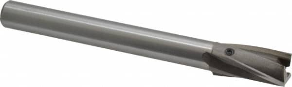 Value Collection - 5/8" Diam, 1/2" Shank, Diam, 3 Flutes, Straight Shank, Interchangeable Pilot Counterbore - Industrial Tool & Supply