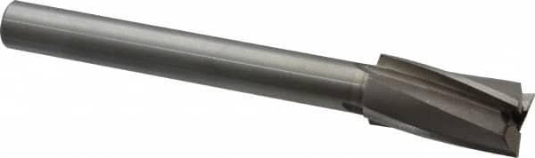 Value Collection - 3/4" Diam, 1/2" Shank, Diam, 3 Flutes, Straight Shank, Interchangeable Pilot Counterbore - Industrial Tool & Supply