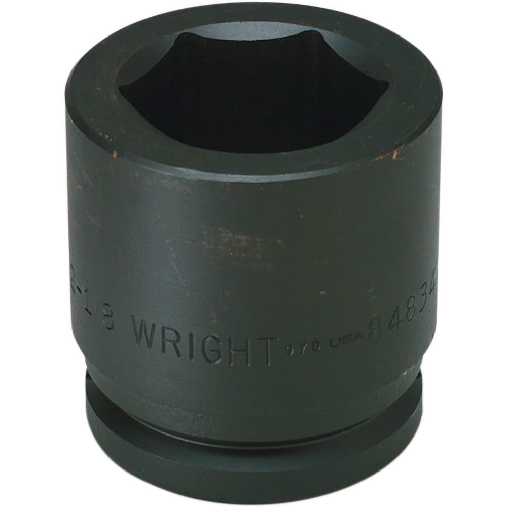 Wright Tool & Forge - Impact Sockets; Drive Size: 1-1/2 ; Size (Inch): 3-1/2 ; Type: Standard ; Style: Impact Socket ; Style: Impact Socket ; Style: Impact Socket - Exact Industrial Supply