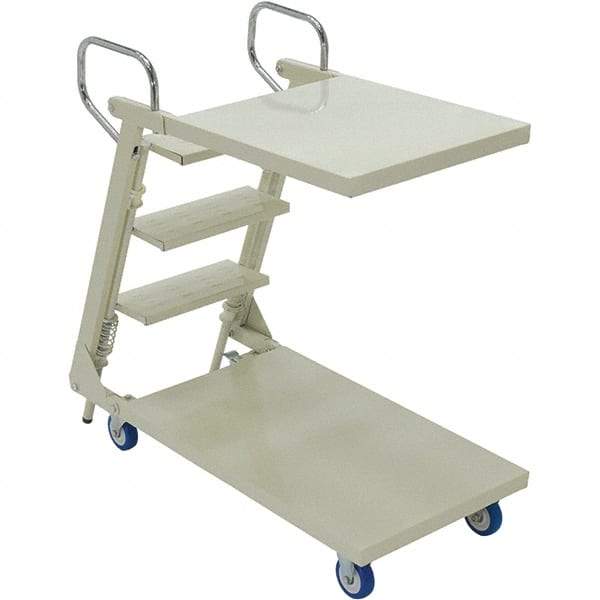 Vestil - 440 Lb Capacity, 20-1/2" Wide x 41-3/8" Long x 40-7/8" High Picker Truck Cart - 2 Shelf, Steel - Industrial Tool & Supply