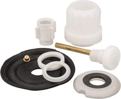 Made in USA - Urinal Flush Valve Repair Kit - For Use With Coyne and Delaney, Contain Relief Valve, Bushing, Auxiliary Valve Seal Retainer with Seal, Diaphragm, Guides, Main Seat, Friction Ring - Industrial Tool & Supply
