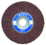 6 x 1 x 1" - 120 Grit - Aluminum Oxide - Non-Woven Flap Wheel - Industrial Tool & Supply