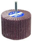 3 x 2 x 1/4" - 120 Grit - Aluminum Oxide - Non-Woven Flap Wheel - Industrial Tool & Supply