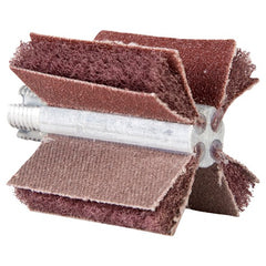 1 3/4″ × 1 1/2″ Interleaf Bore Polisher 80 Grit Very Fine Aluminum Oxide X Weight Cotton/Poly Backing Fits 1 - 1 1/2″ Inside Diameter - Industrial Tool & Supply