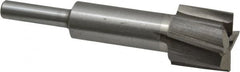 Value Collection - 25/32" Diam, 1/4" Shank, Diam, 4 Flutes, Straight Shank, Interchangeable Pilot Counterbore - Industrial Tool & Supply