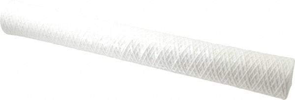 Parker - 2-1/2" OD, 5µ, Polyester String-Wound Cartridge Filter - 20" Long - Industrial Tool & Supply