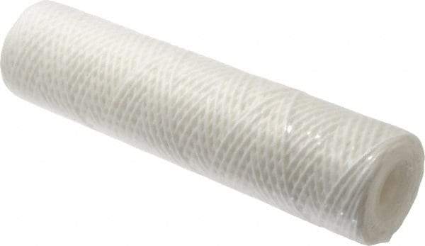 Parker - 2-1/2" OD, 25µ, Polyester String-Wound Cartridge Filter - 10" Long - Industrial Tool & Supply