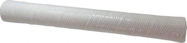 Parker - 2-1/2" OD, 25µ, Polyester String-Wound Cartridge Filter - 20" Long - Industrial Tool & Supply