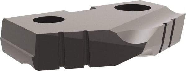 Allied Machine and Engineering - 1-3/32" Diam x 3/16" Thick, Seat Code 2, 132° Included Angle Spade Drill Insert - Diamond Coated, Carbide, Series T-A - Industrial Tool & Supply