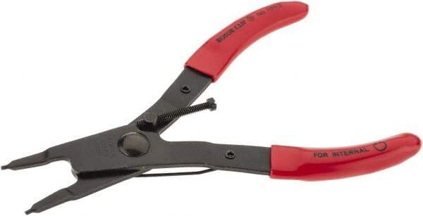 Rotor Clip - DHO Internal Retaining Ring Pliers - 5-1/2" OAL - Industrial Tool & Supply