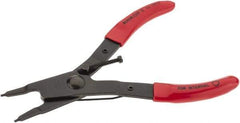 Rotor Clip - DHO Internal Retaining Ring Pliers - 5-1/2" OAL - Industrial Tool & Supply