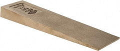 Ampco - 8" OAL Nonsparking Flange Wedge - 2" Wide x 3/4" High - Industrial Tool & Supply