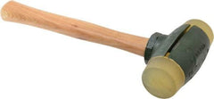 Garland - 4 Lb Head 2" Face Urethane Split Head Hammer - Wood Handle - Industrial Tool & Supply