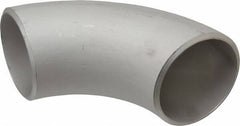 Merit Brass - 4" Grade 304L Stainless Steel Pipe 90° Long Radius Elbow - Butt Weld x Butt Weld End Connections - Industrial Tool & Supply