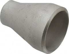 Merit Brass - 2 x 1" Grade 304L Stainless Steel Pipe Concentric Reducer - Butt Weld x Butt Weld End Connections - Industrial Tool & Supply