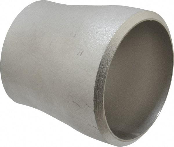Merit Brass - 3 x 2-1/2" Grade 304L Stainless Steel Pipe Concentric Reducer - Butt Weld x Butt Weld End Connections - Industrial Tool & Supply